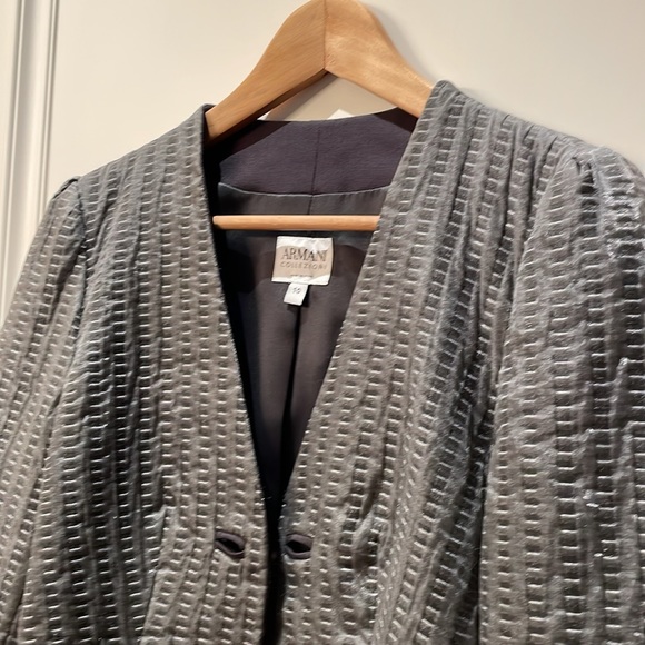 Armani Collezioni | Vintage Bolero Style Jacket - size 10 - Picture 2 of 14